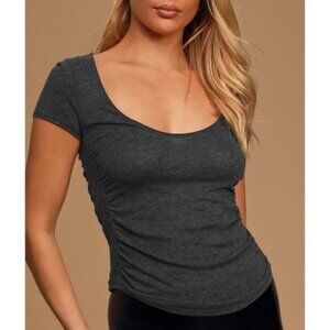 Free People Sonnet Short Sleeve Top. XS